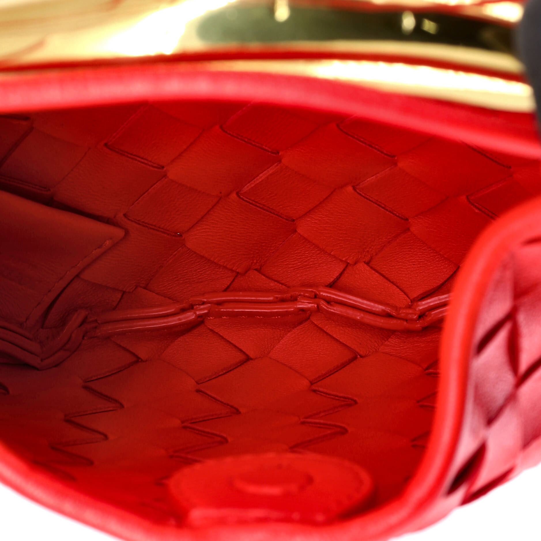 Pre-Loved Bottega Veneta Sardine Top Handle Bag Intrecciato Nappa Mini - Image 5