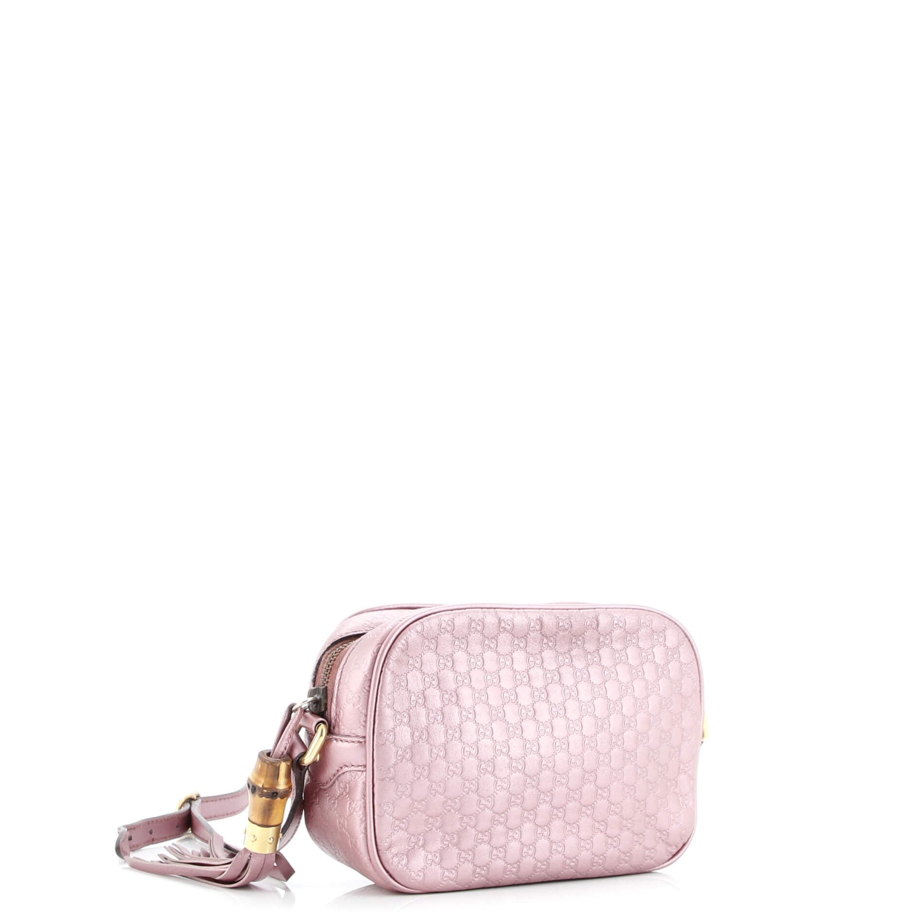 Pre-Loved Gucci Sunshine Disco Crossbody Bag Microguccissima Leather Small - Image 2