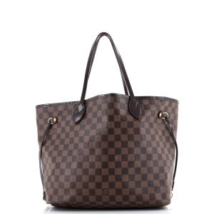 Pre-Loved Louis Vuitton Neverfull NM Tote Damier MM