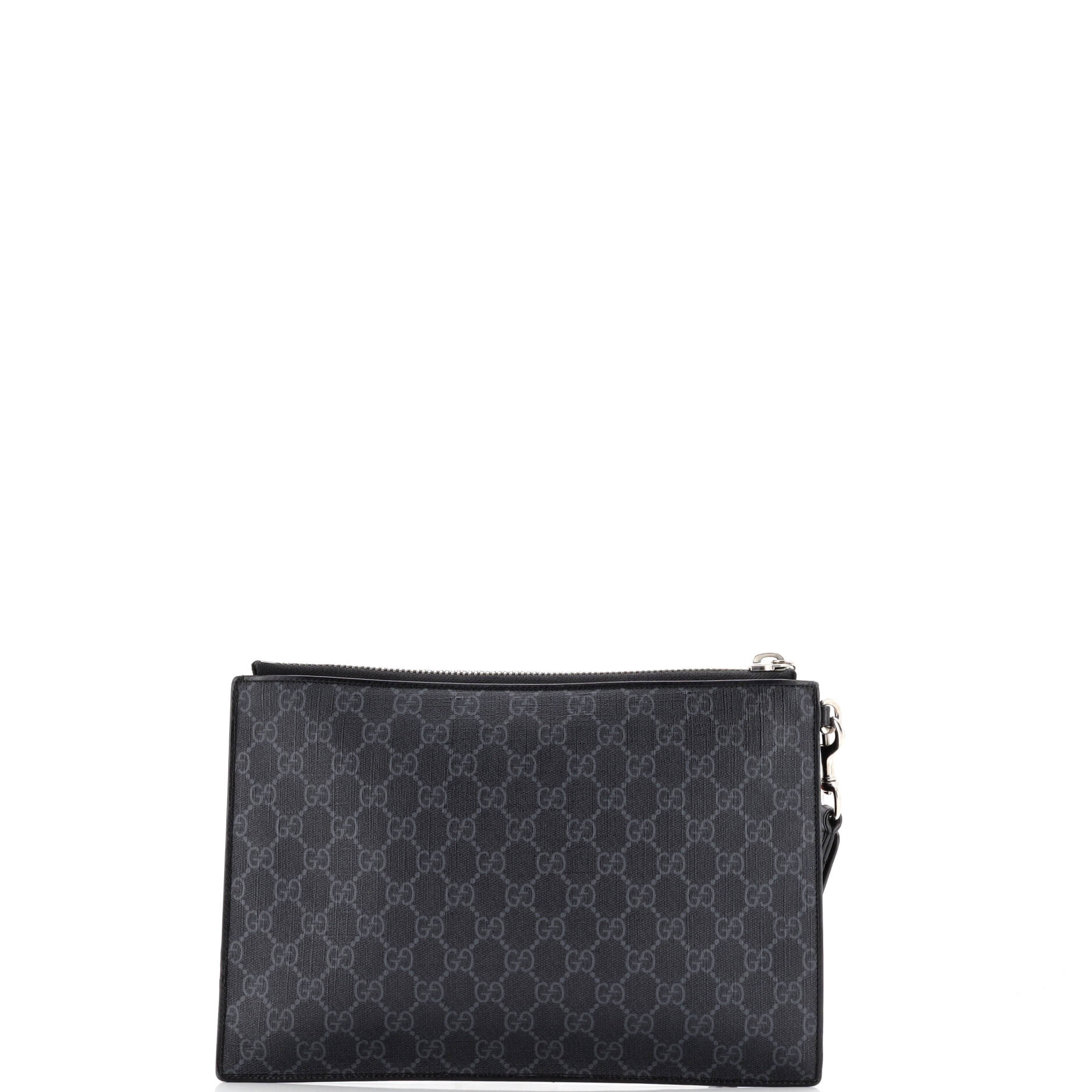 Pre-Loved Gucci Night Courrier Pouch GG Coated Canvas with Applique - Image 3