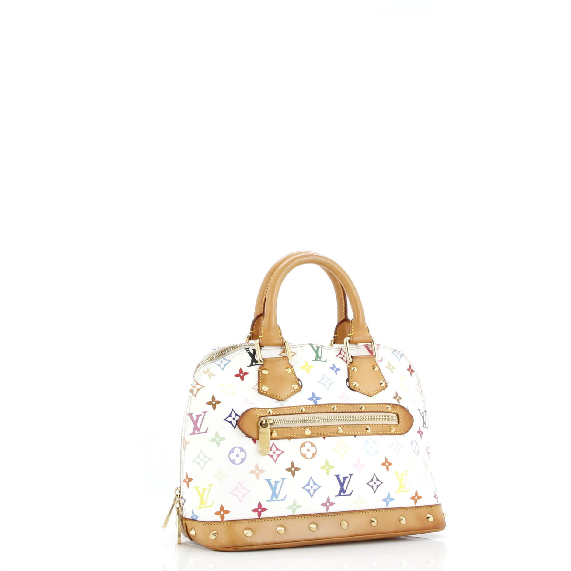 Pre-Loved Louis Vuitton Alma Handbag Monogram Multicolor PM - Image 2
