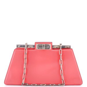 Pre-Loved Fendi Peekaboo Cut Bag Leather Medium