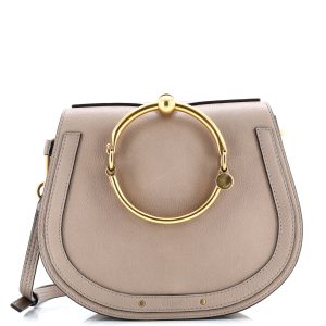 Pre-Loved Chloe Nile Crossbody Bag Leather Medium
