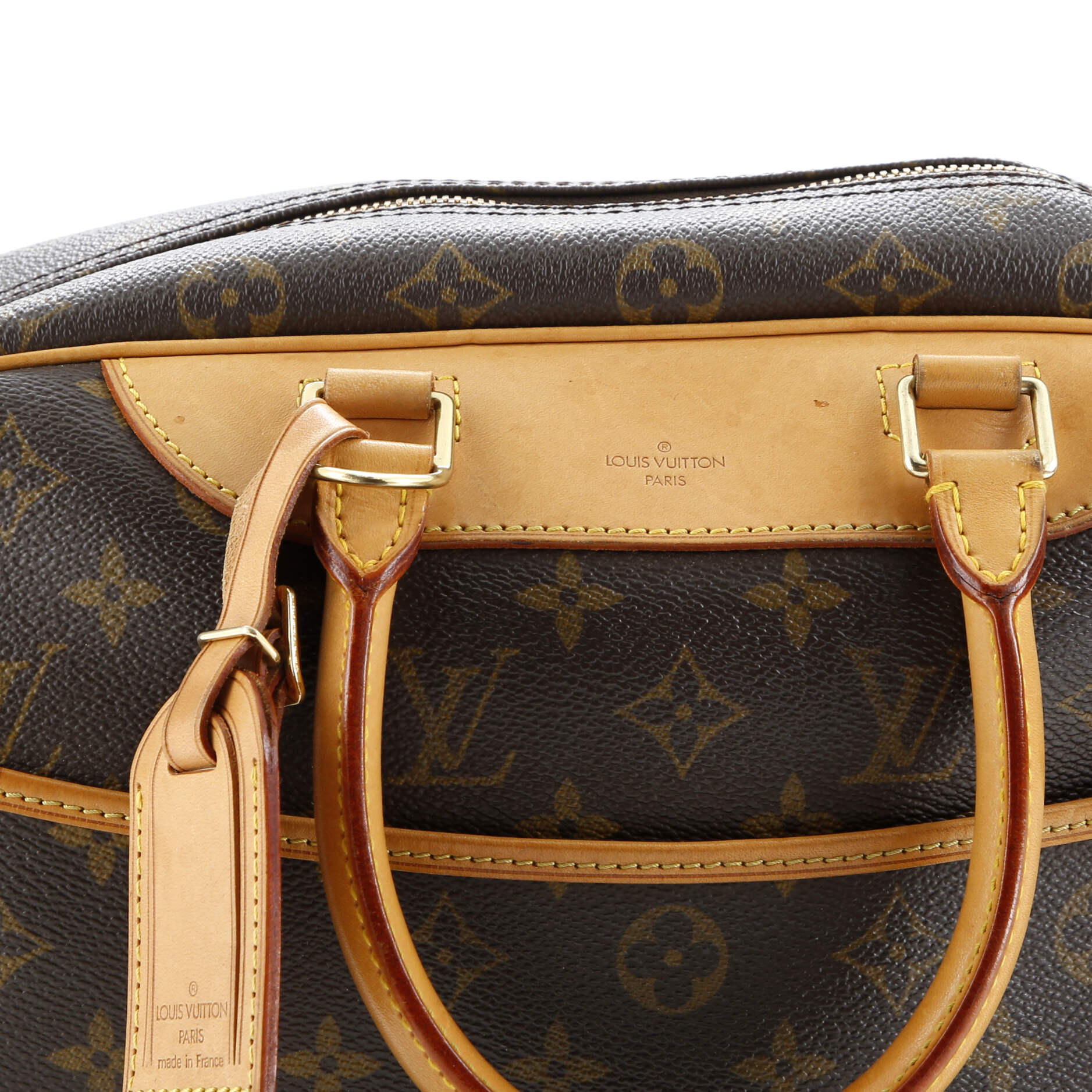 Pre-Loved Louis Vuitton Deauville Handbag Monogram Canvas - Image 13