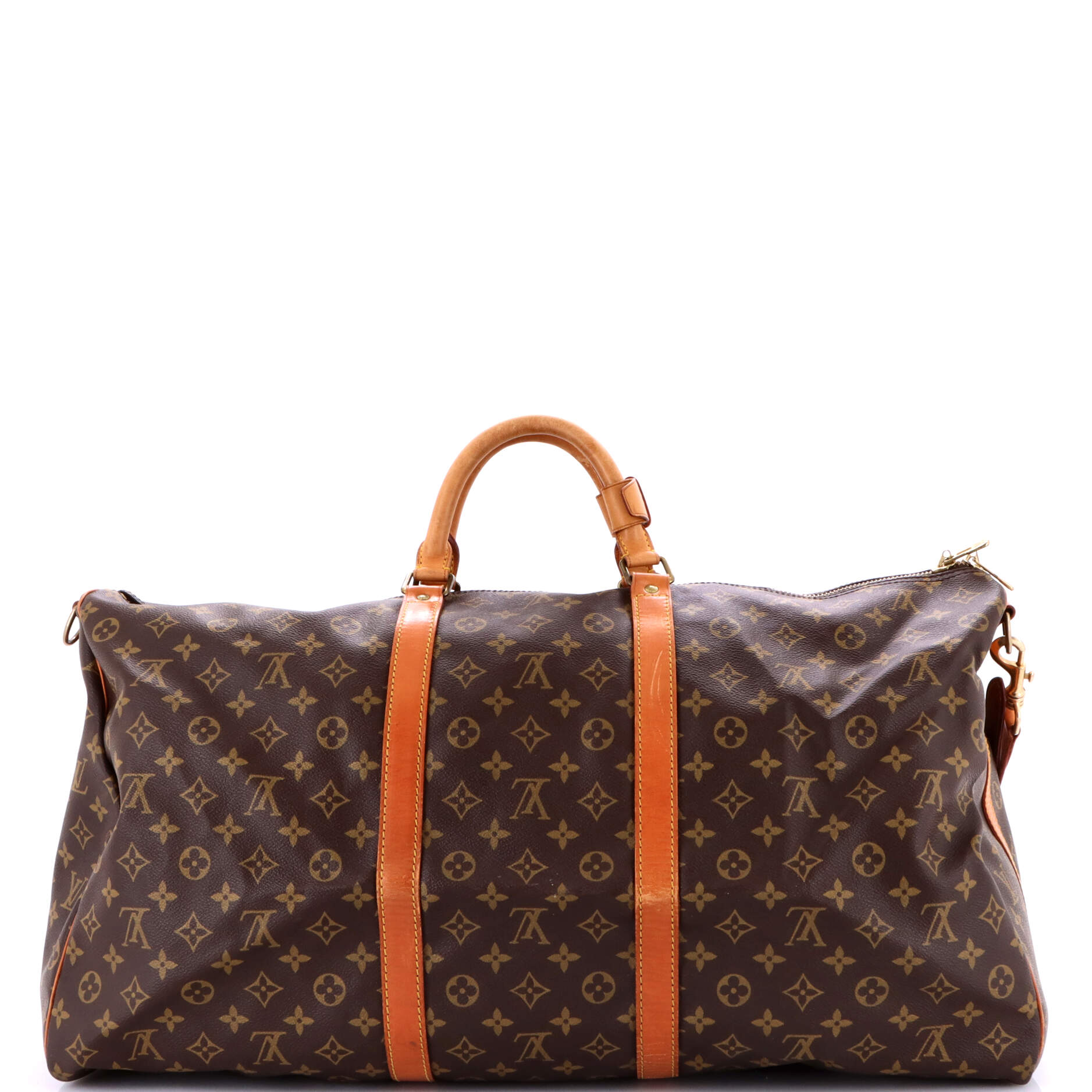 Pre-Loved Louis Vuitton Keepall Bandouliere Bag Monogram Canvas 60 - Image 3