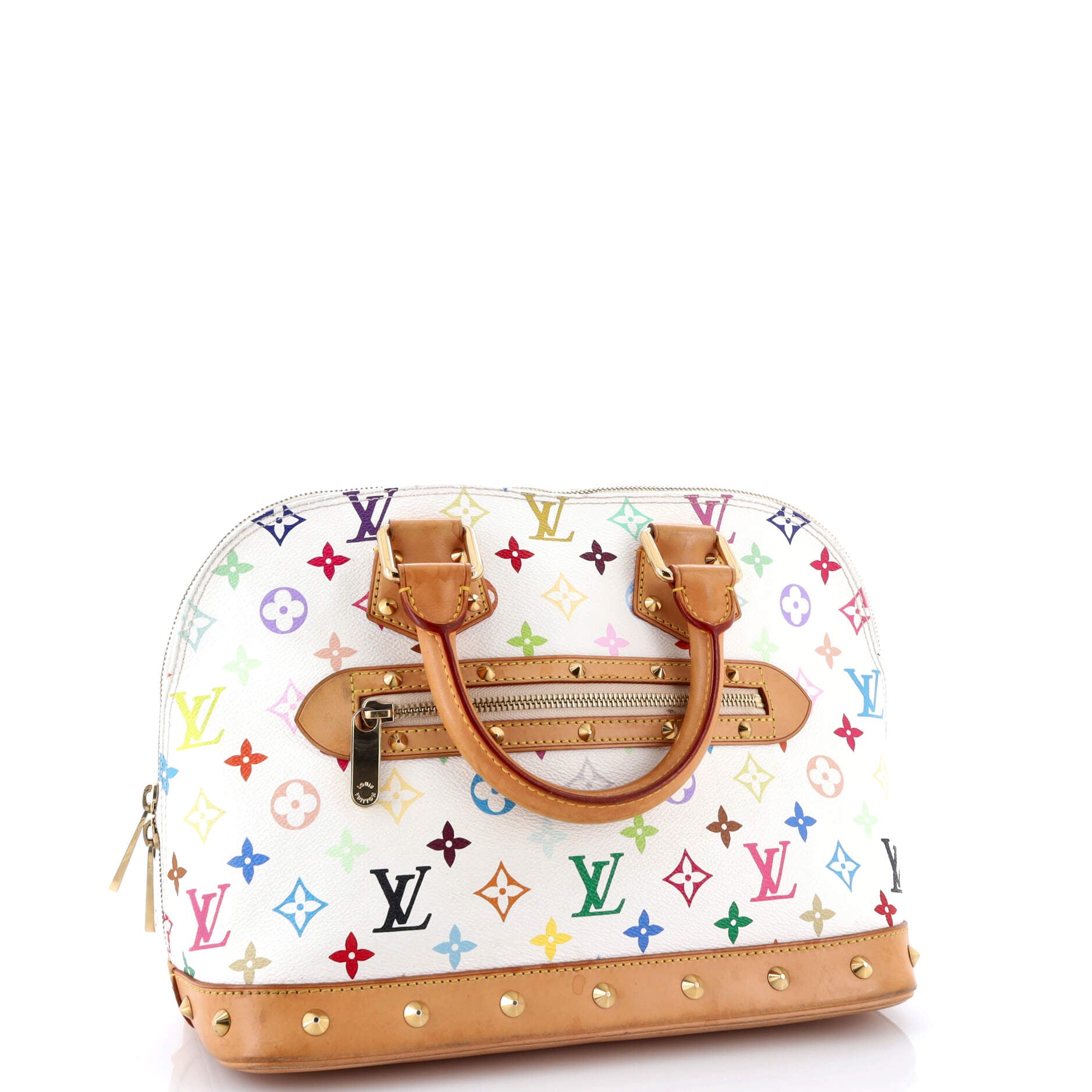 Pre-Loved Louis Vuitton Alma Handbag Monogram Multicolor PM - Image 2