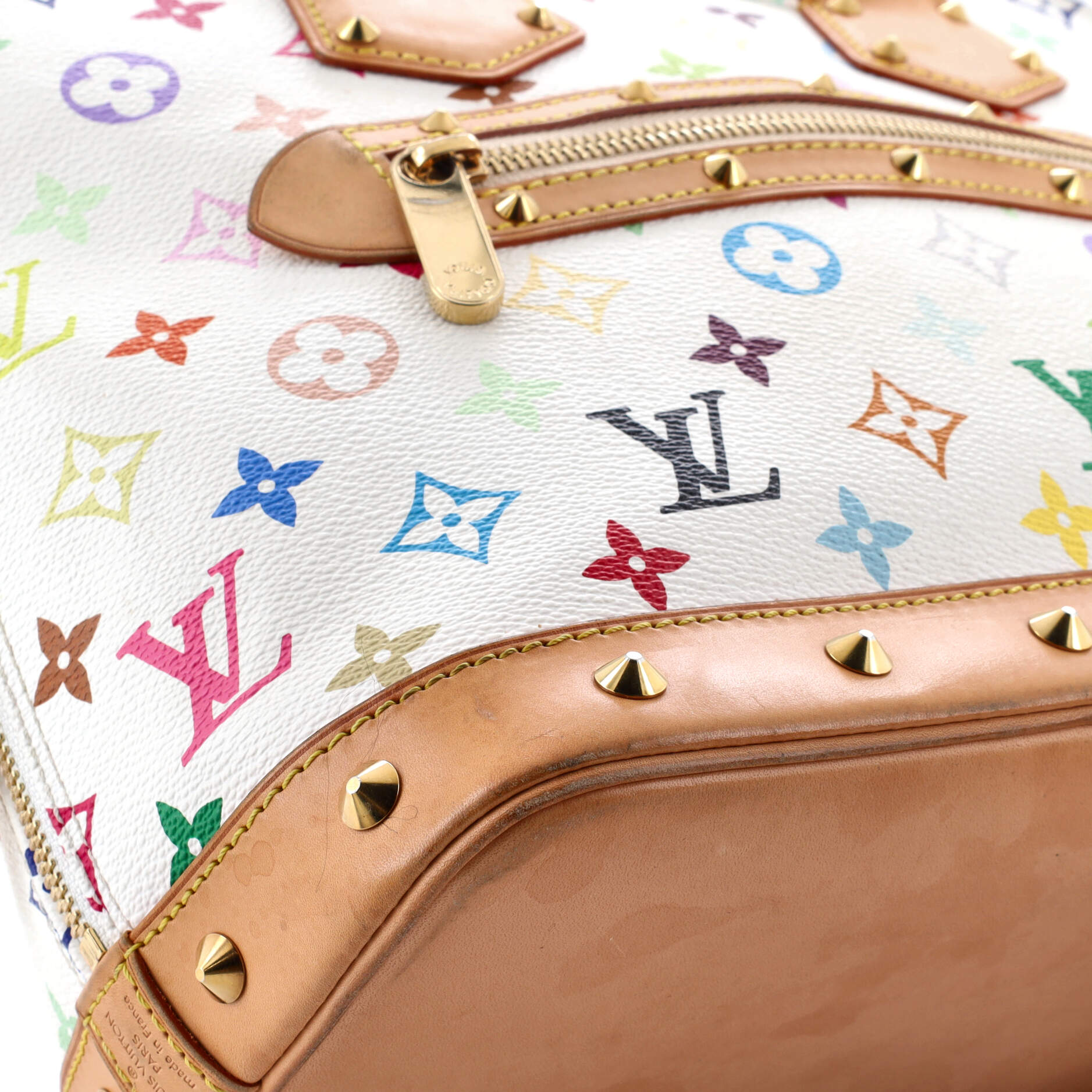 Pre-Loved Louis Vuitton Alma Handbag Monogram Multicolor PM - Image 6