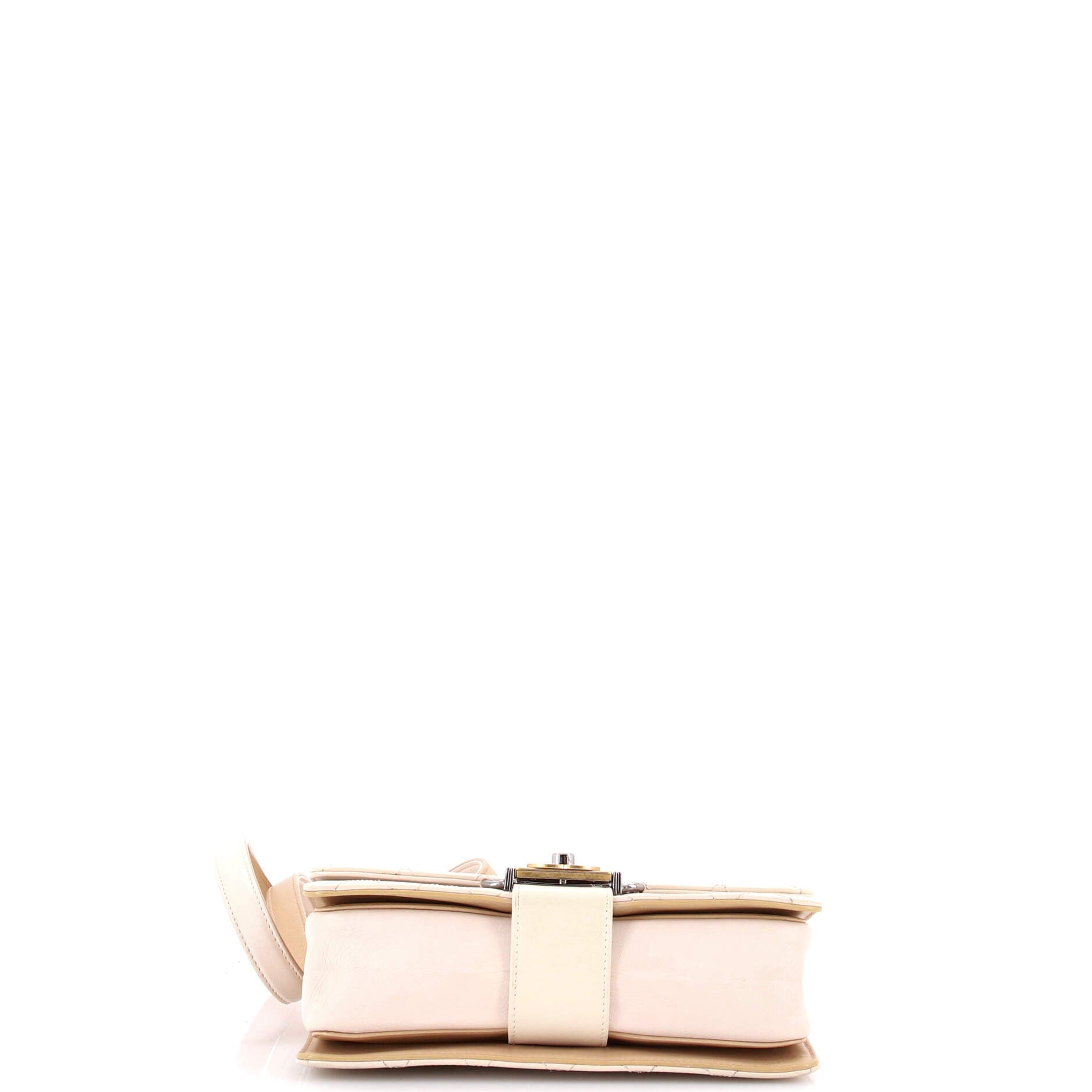 Pre-Loved Chanel CC Chain Flap Shoulder Bag Quilted Calfskin Small - Image 4