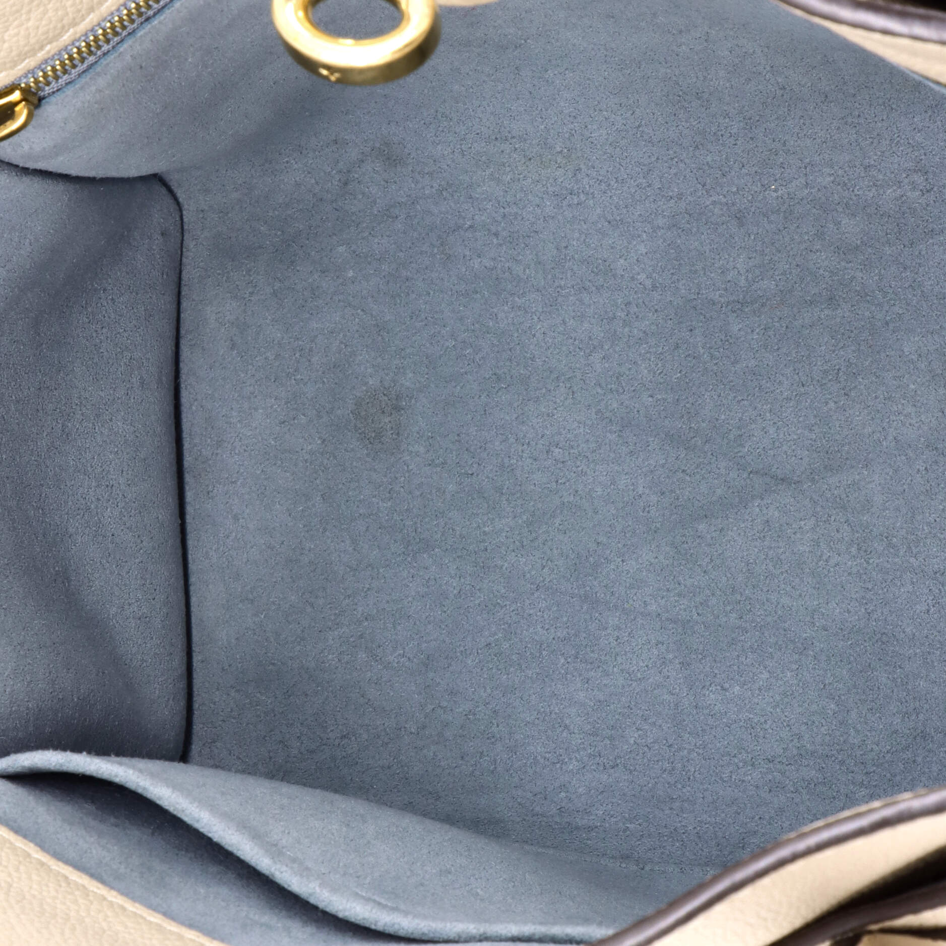 Pre-Loved Louis Vuitton On My Side Tote Leather with Monogram Canvas PM - Image 5