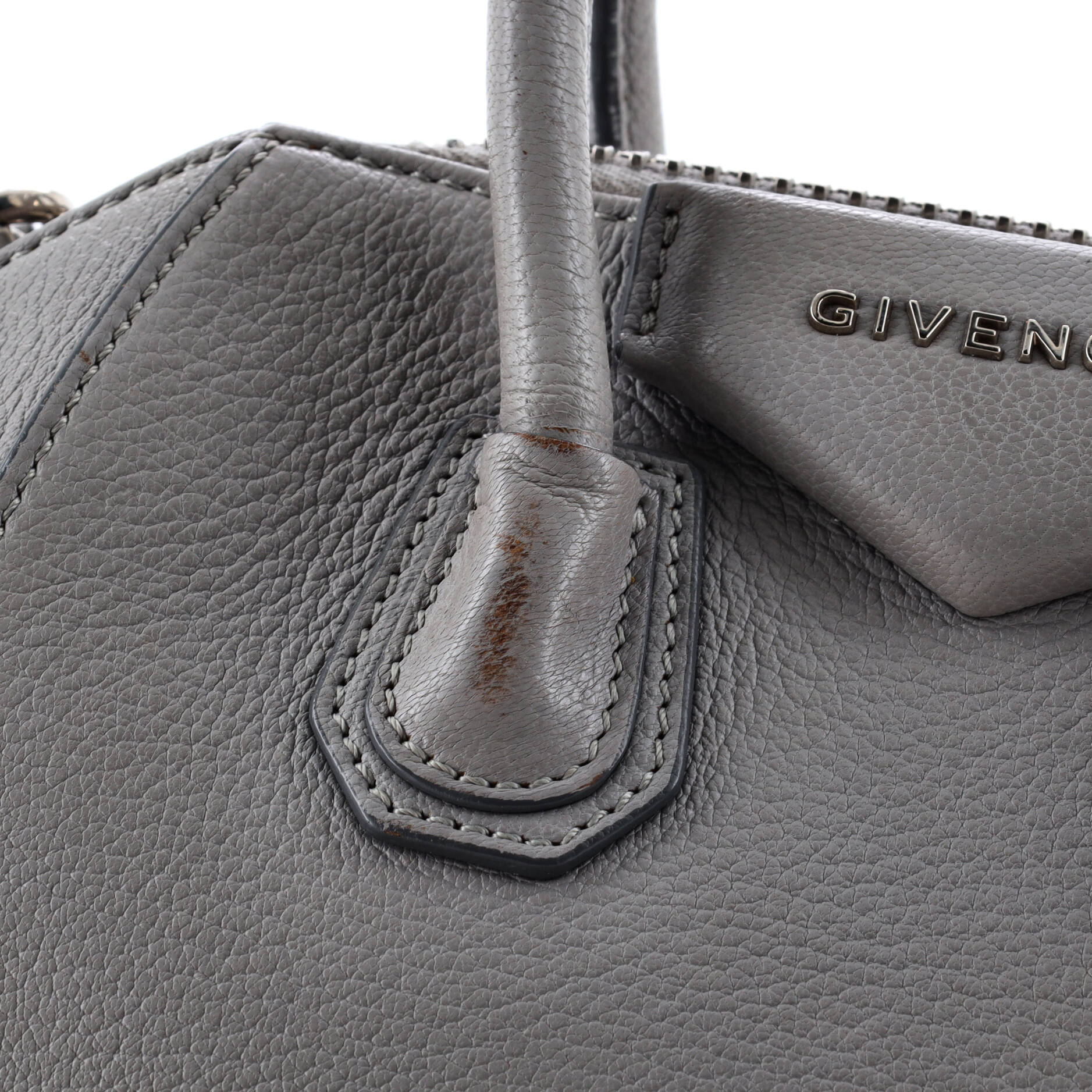 Pre-Loved Givenchy Antigona Bag Leather Mini - Image 6