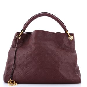 Pre-Loved Louis Vuitton Artsy Handbag Monogram Empreinte Leather MM