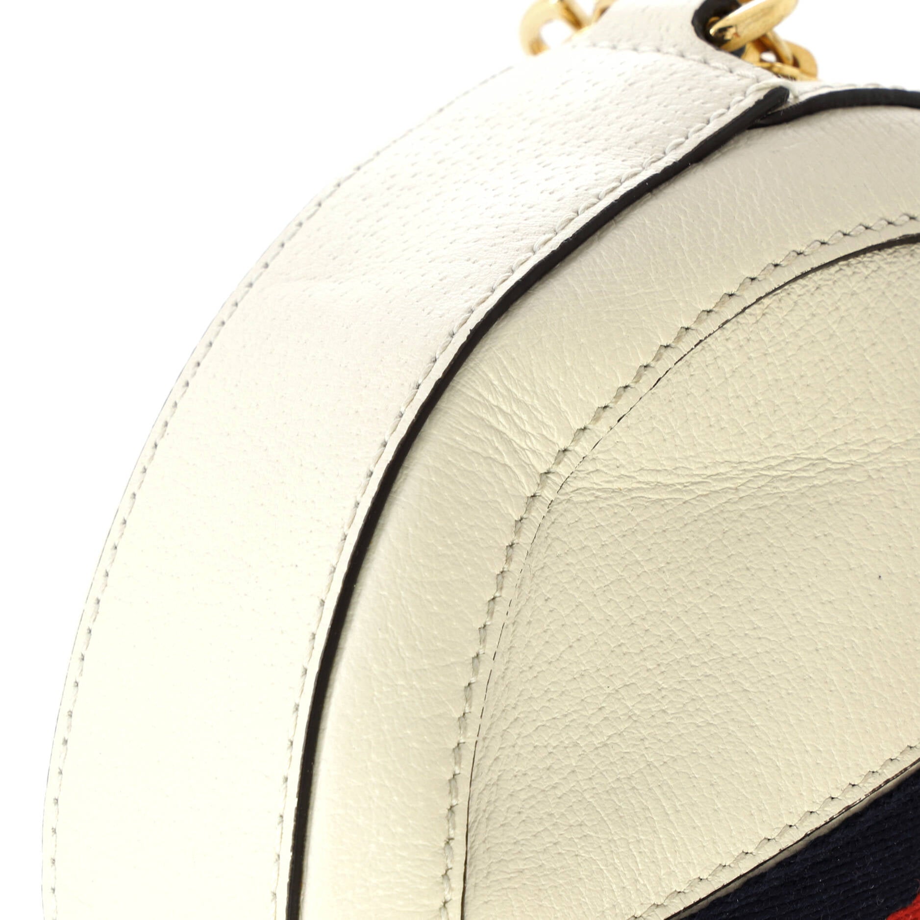 Pre-Loved Gucci Ophidia Round Shoulder Bag Leather Mini - Image 6