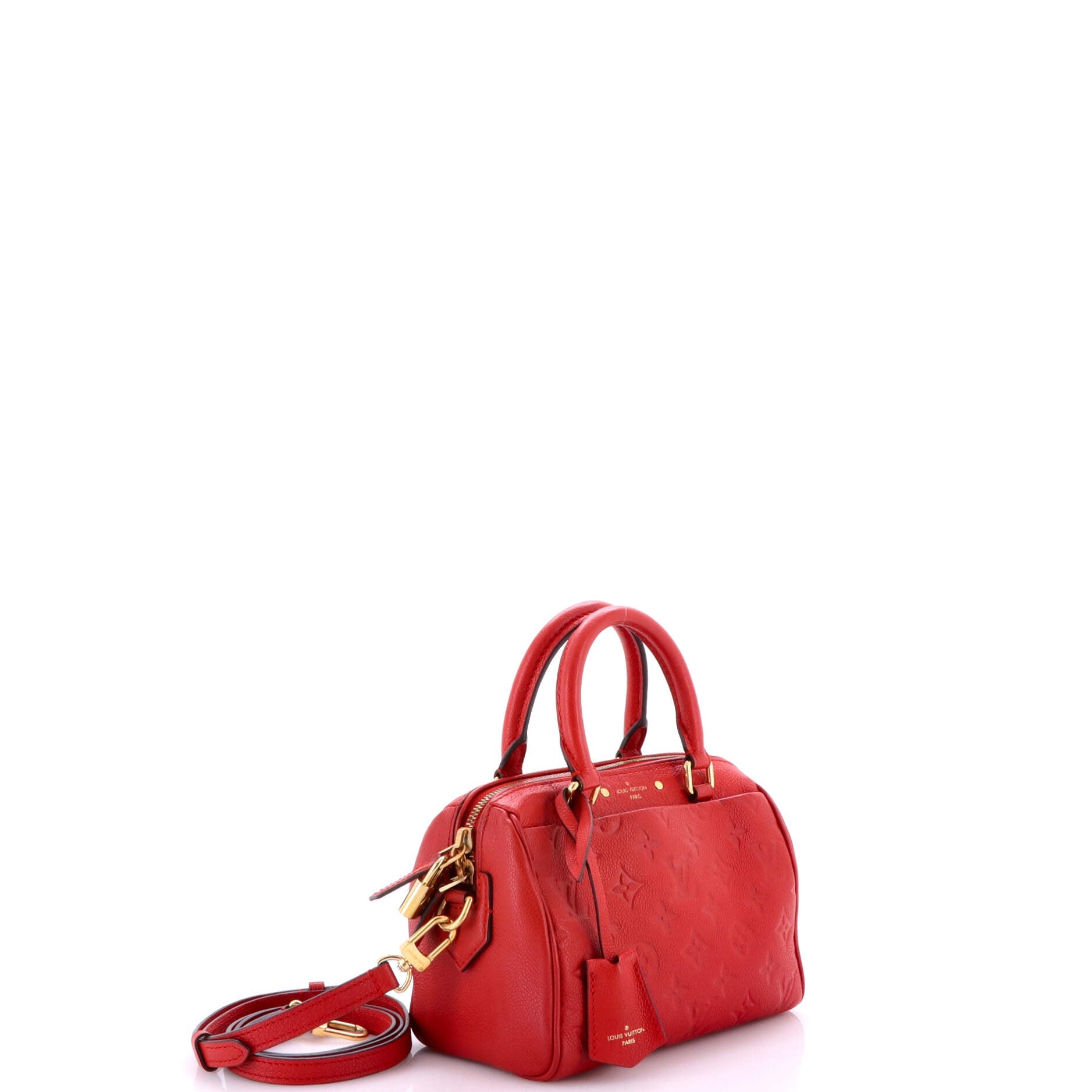 Pre-Loved Louis Vuitton Speedy Bandouliere NM Bag Monogram Empreinte Leather 20 - Image 2