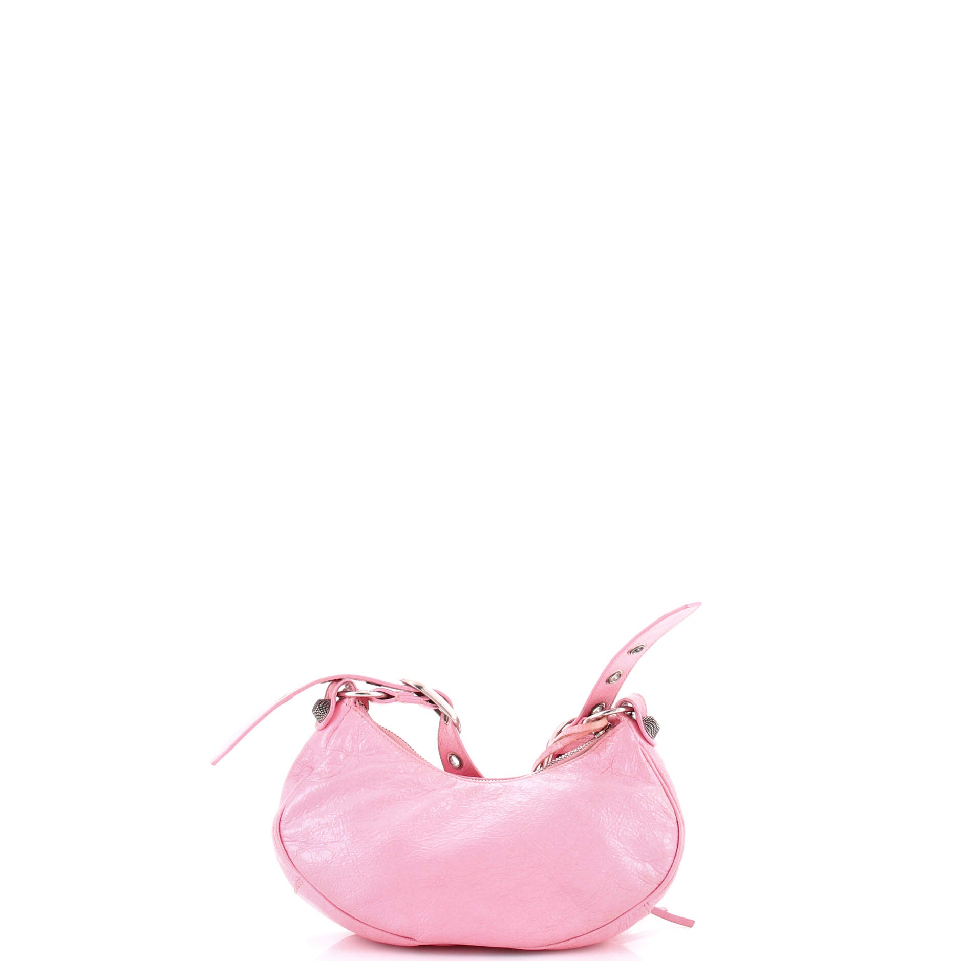 Pre-Loved Balenciaga Le Cagole Giant Studs Shoulder Bag Leather XS - Image 3