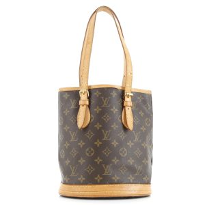 Pre-Loved Louis Vuitton Petit Bucket Bag Monogram Canvas