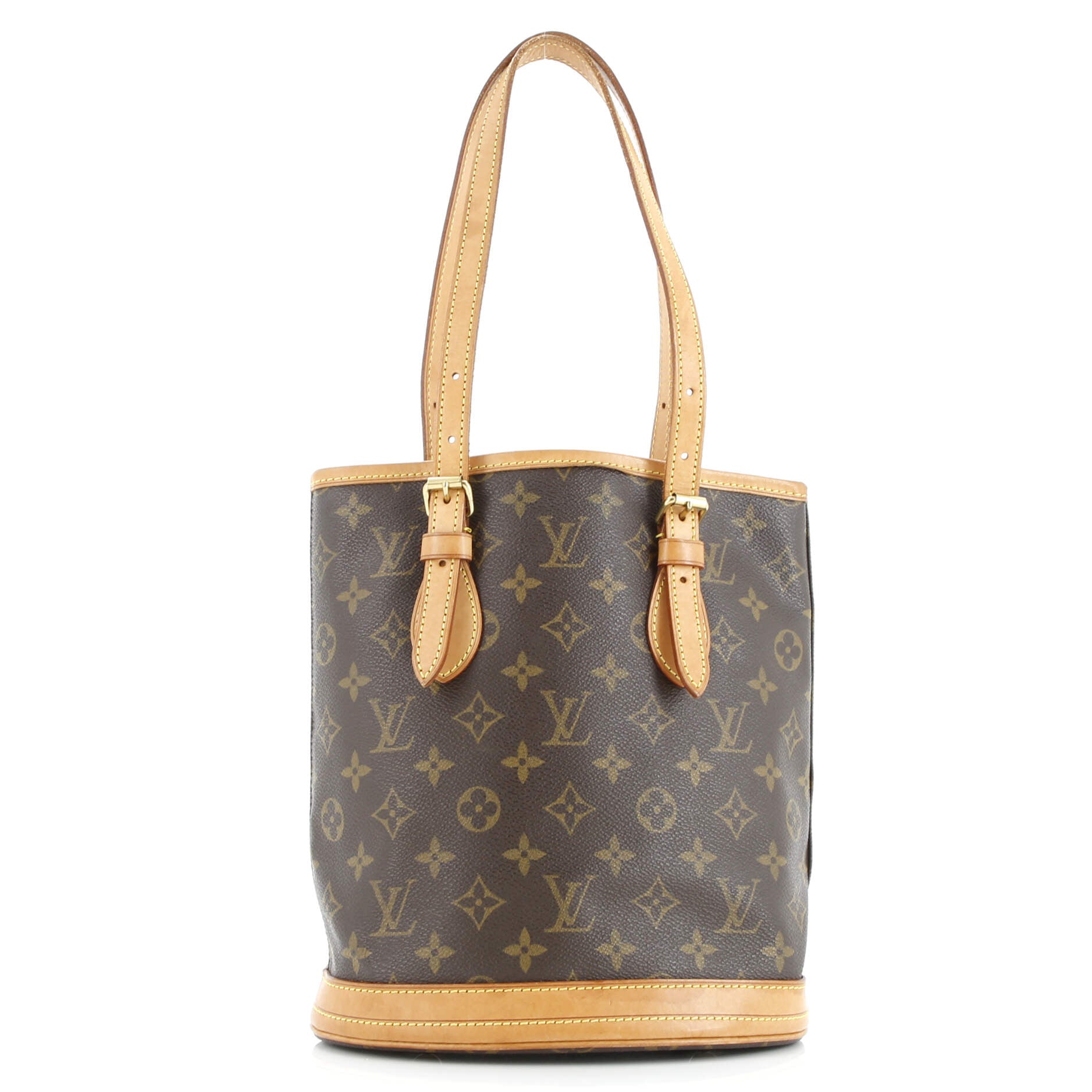 Pre-Loved Louis Vuitton Petit Bucket Bag Monogram Canvas - Image 2