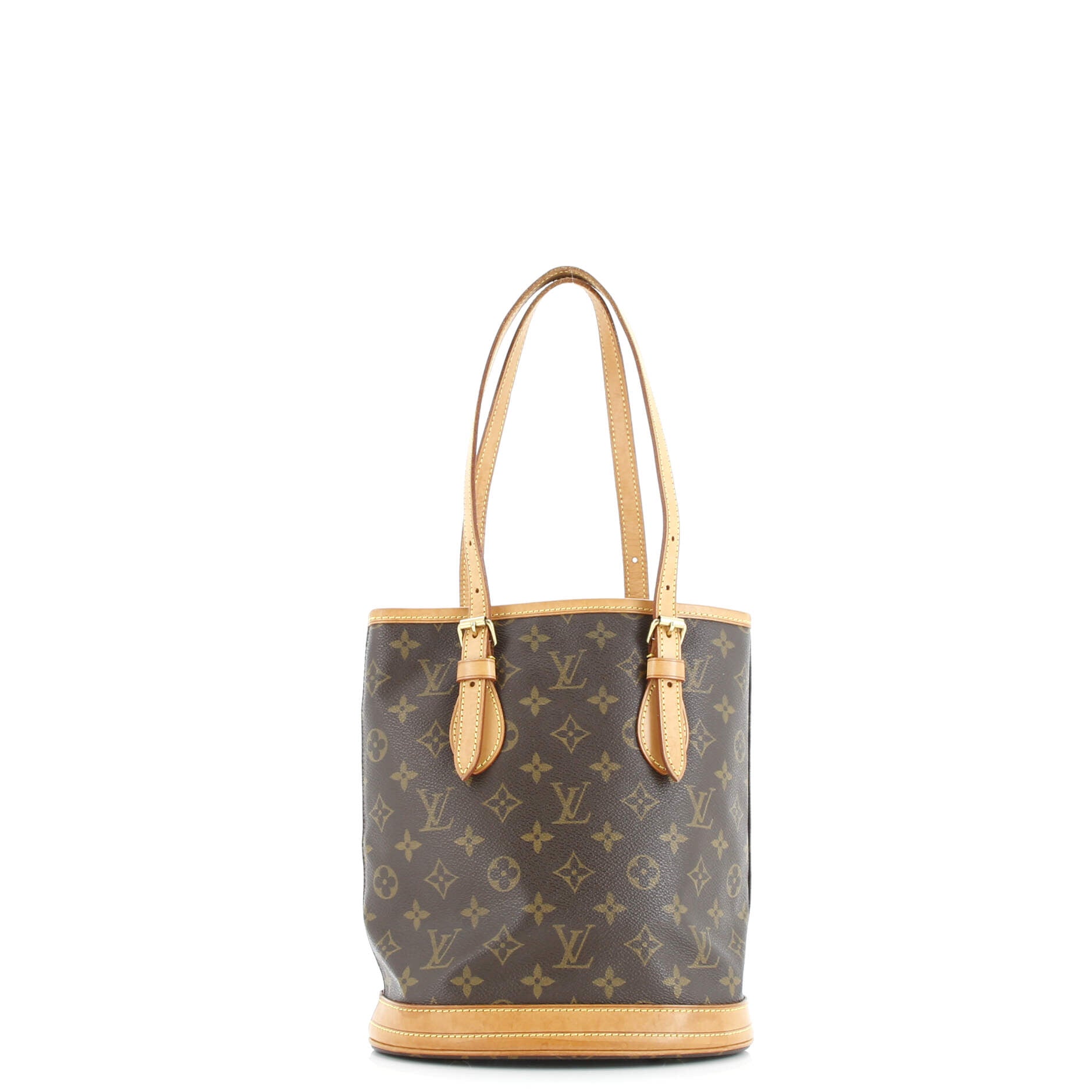 Pre-Loved Louis Vuitton Petit Bucket Bag Monogram Canvas - Image 6