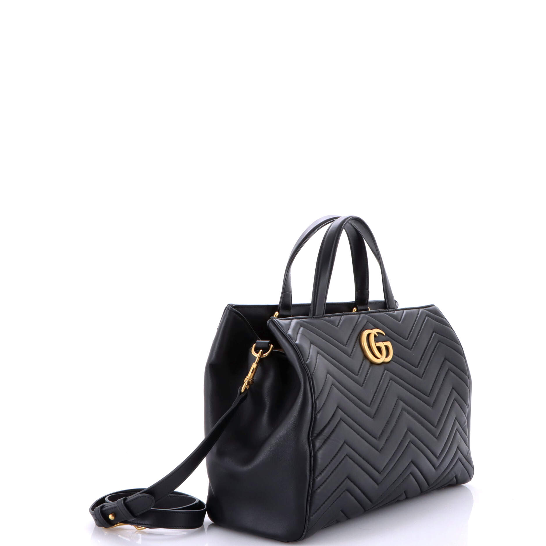 Pre-Loved Gucci GG Marmont Tote Matelasse Leather Medium - Image 2