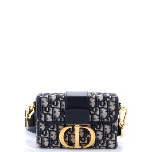 Pre-Loved Christian Dior 30 Montaigne Box Bag Oblique Canvas