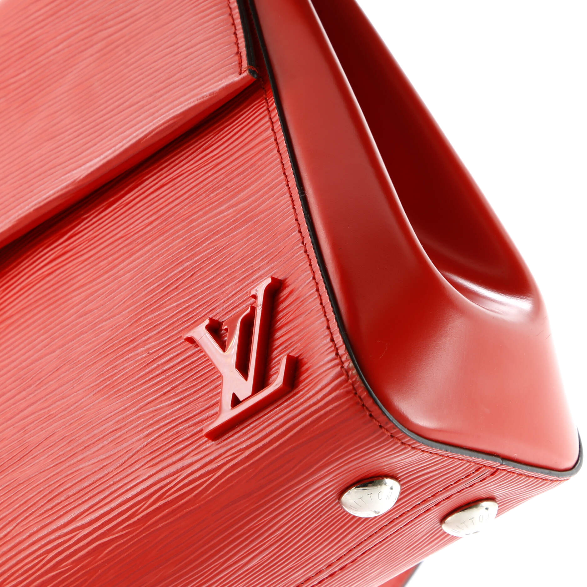 Pre-Loved Louis Vuitton Cluny Top Handle Bag Epi Leather BB - Image 7