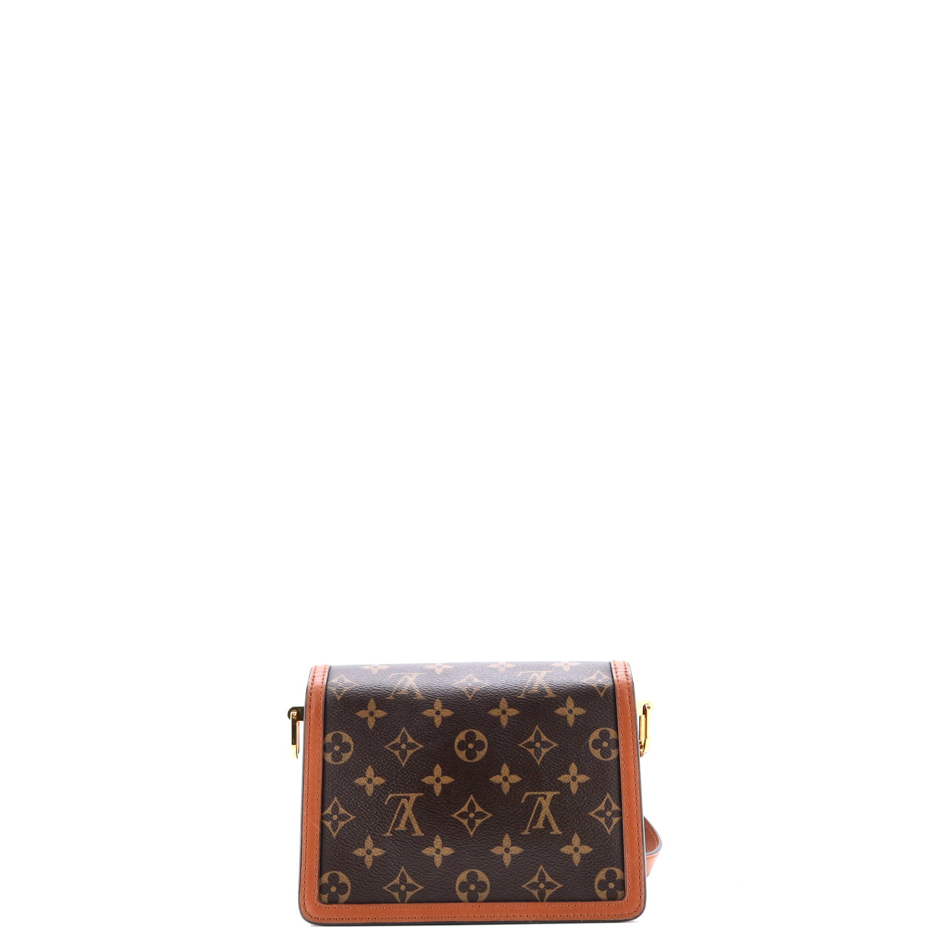 Pre-Loved Louis Vuitton Dauphine Shoulder Bag Reverse Monogram Canvas Mini - Image 3