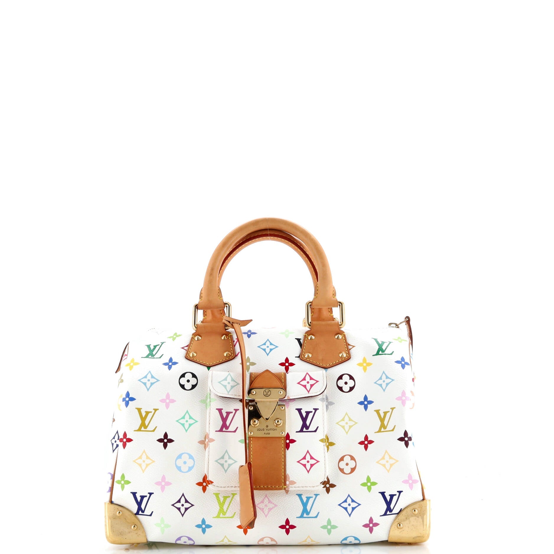 Pre-Loved Louis Vuitton Speedy Handbag Monogram Multicolor 30
