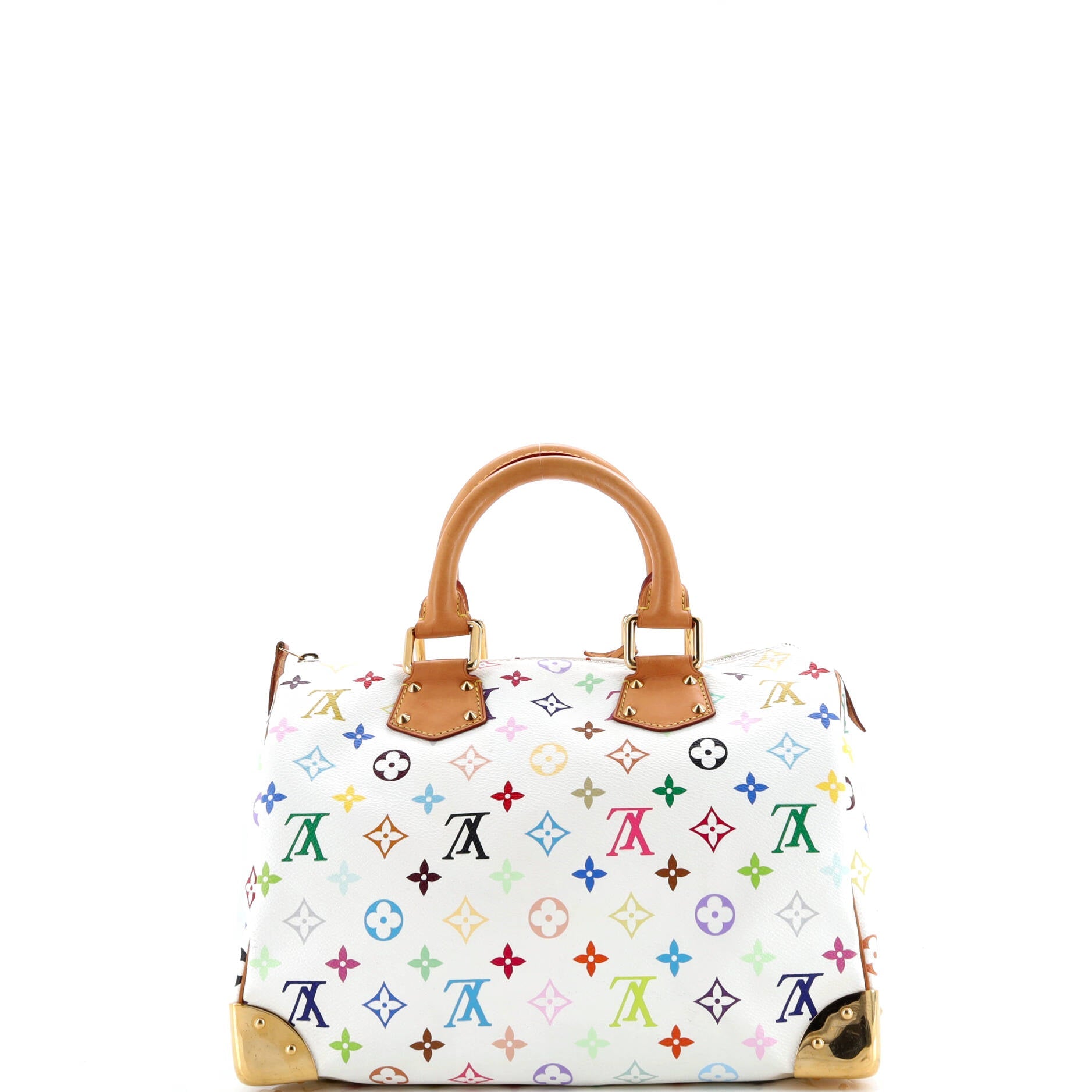 Pre-Loved Louis Vuitton Speedy Handbag Monogram Multicolor 30 - Image 3