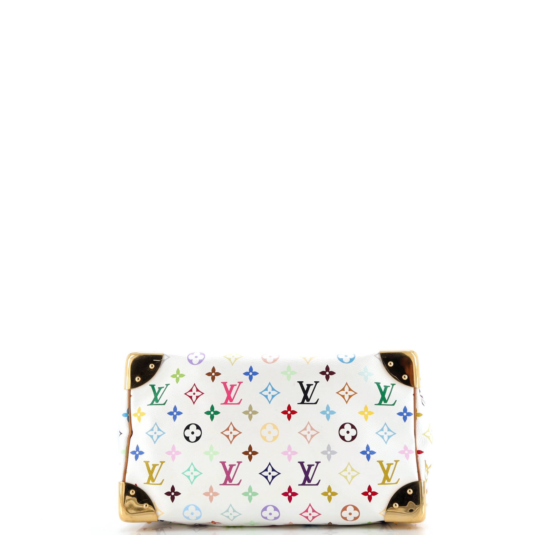 Pre-Loved Louis Vuitton Speedy Handbag Monogram Multicolor 30 - Image 4