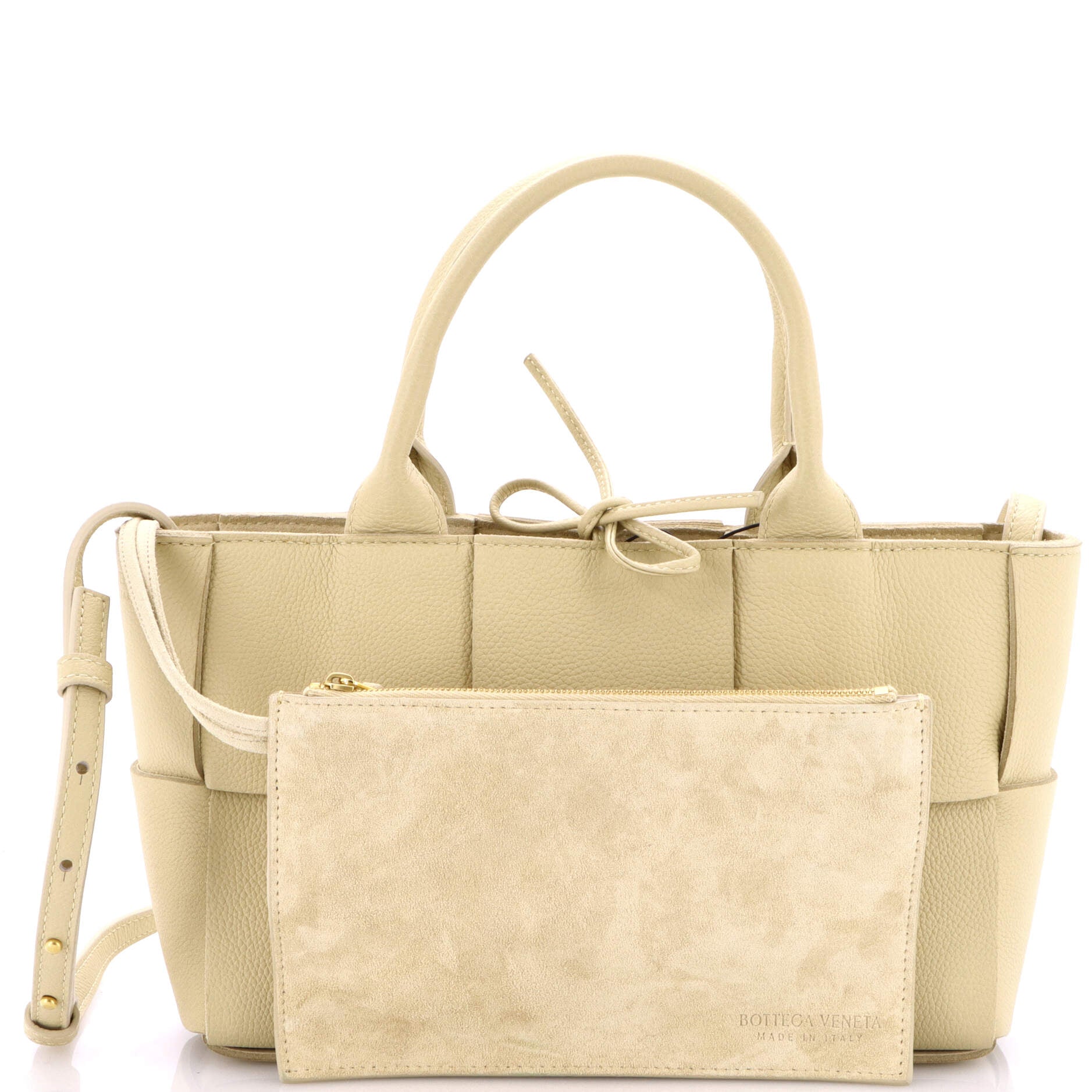 Pre-Loved Bottega Veneta Arco Tote Maxi Intrecciato Leather Mini - Image 2