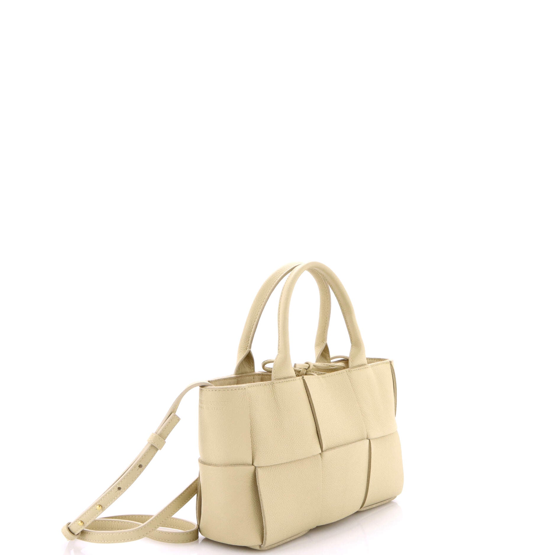 Pre-Loved Bottega Veneta Arco Tote Maxi Intrecciato Leather Mini - Image 3