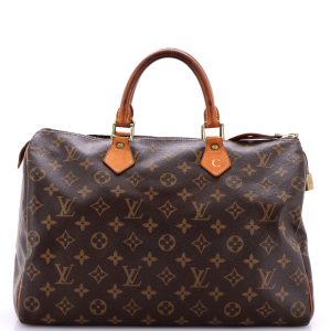 Pre-Loved Louis Vuitton Speedy Handbag Monogram Canvas 35
