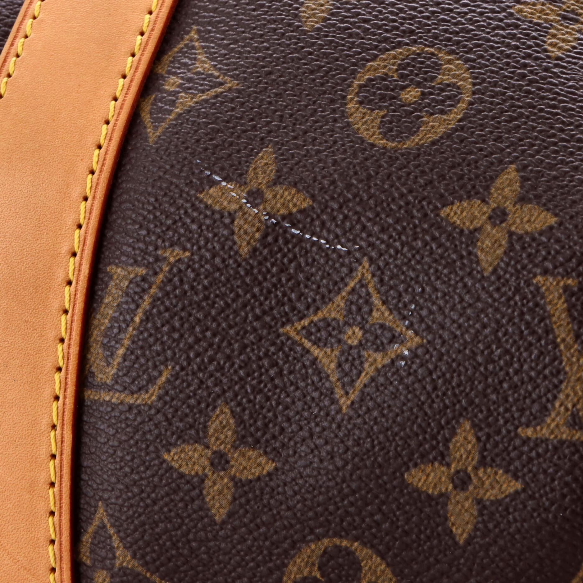 Pre-Loved Louis Vuitton Keepall Bandouliere Bag Monogram Canvas 45 - Image 6