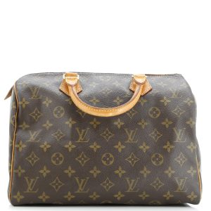 Pre-Loved Louis Vuitton Speedy Handbag Monogram Canvas 30