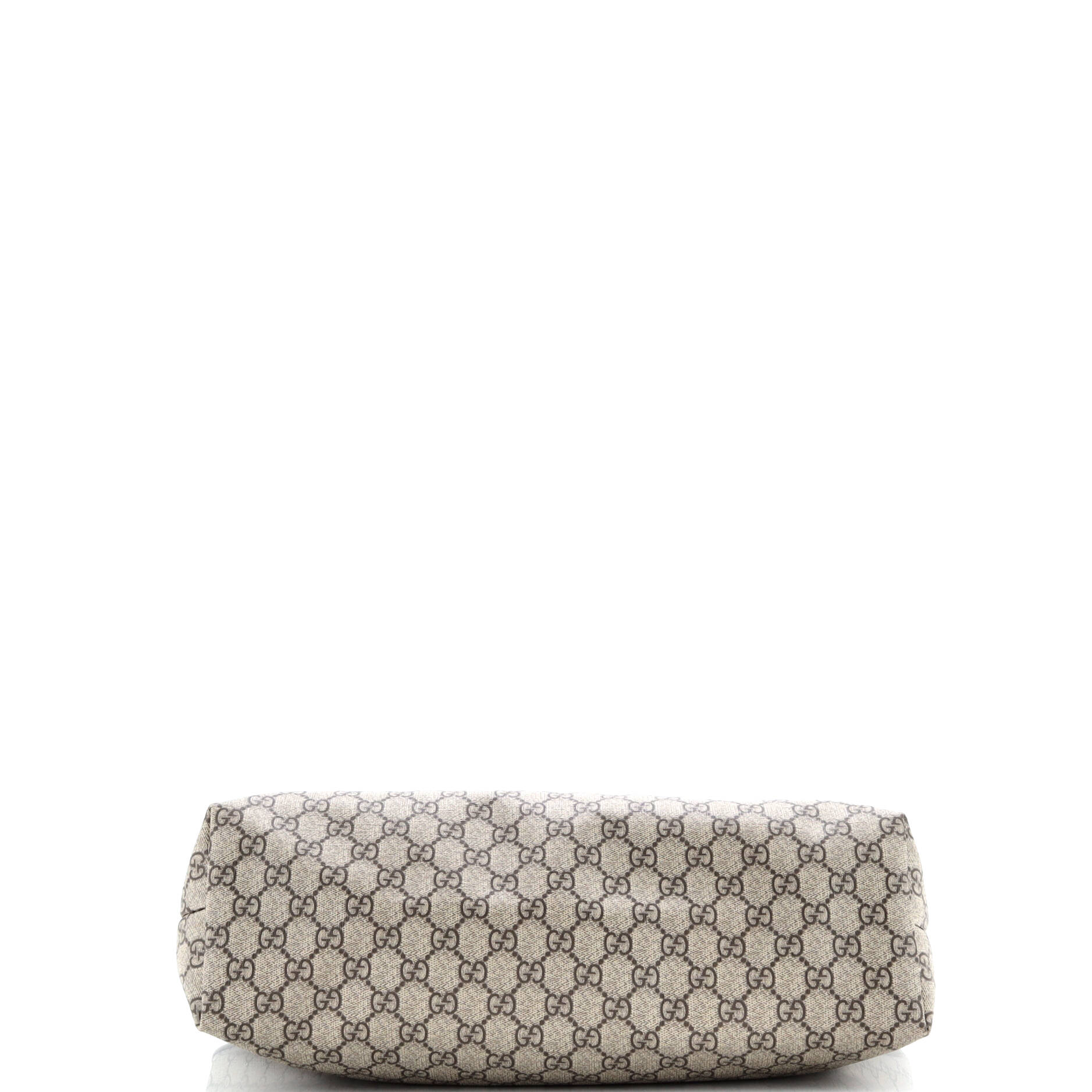 Pre-Loved Gucci Plus Tote GG Coated Canvas with Leather Large - Image 4