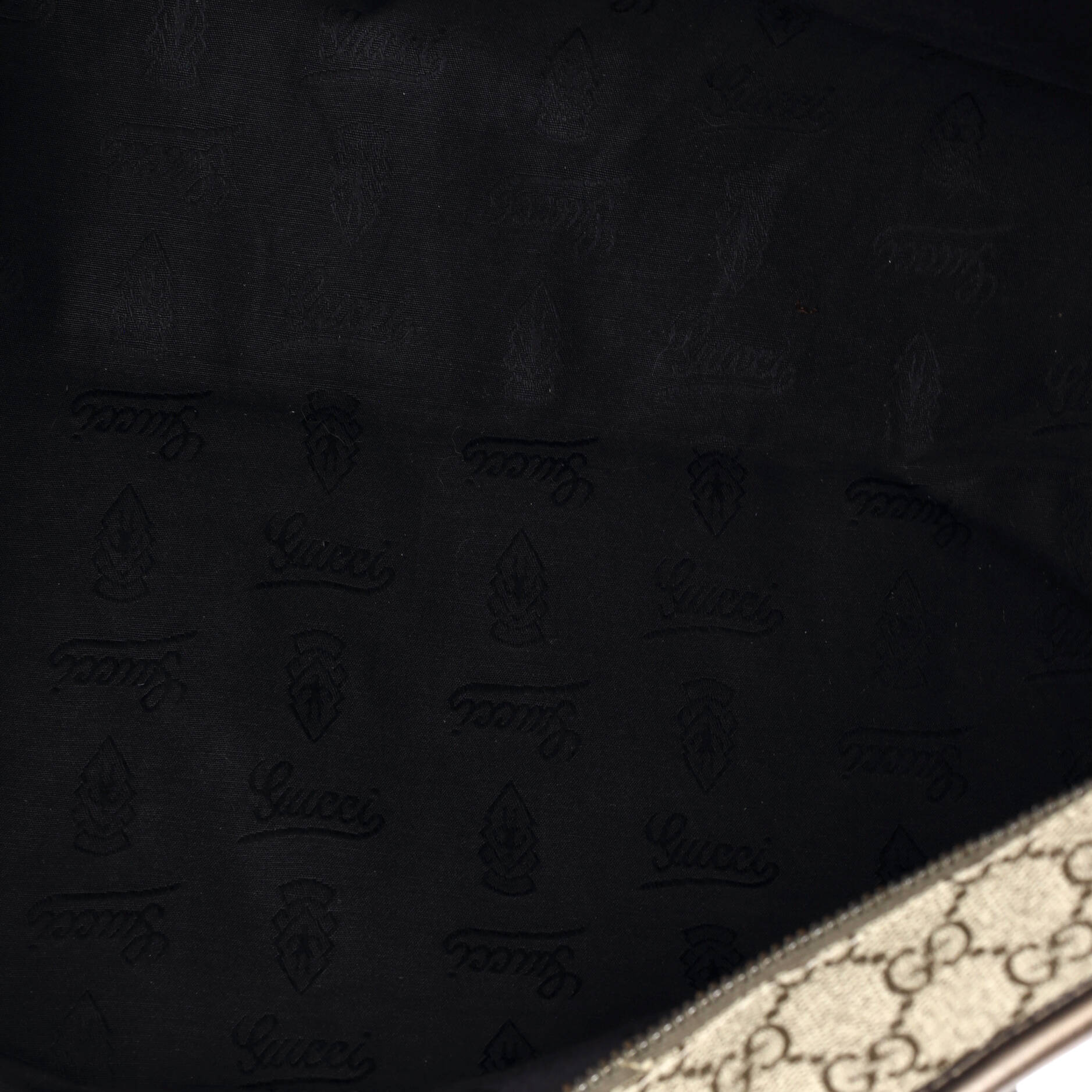 Pre-Loved Gucci Plus Tote GG Coated Canvas with Leather Large - Image 5