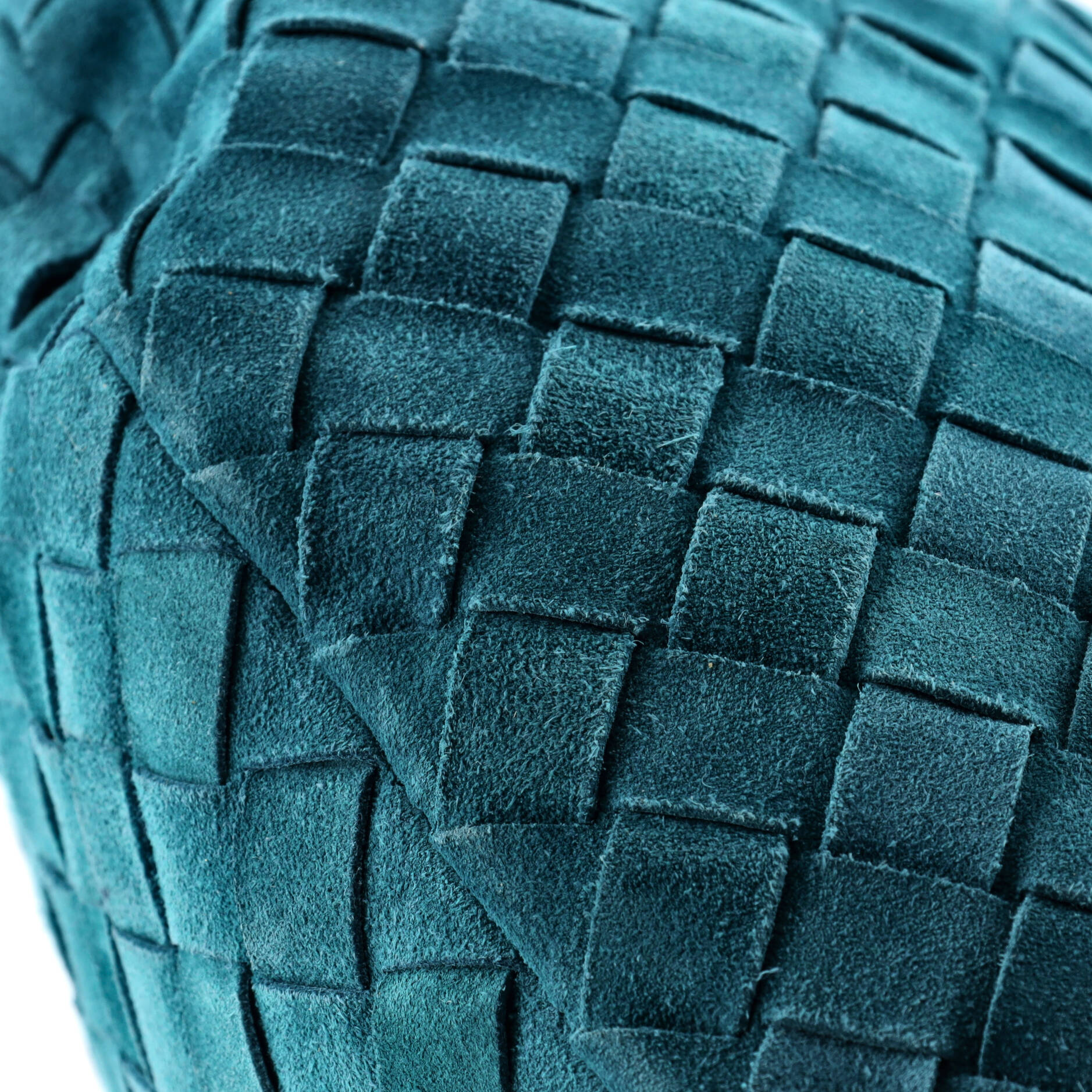 Pre-Loved Bottega Veneta BV Jodie Hobo Intrecciato Suede Teen - Image 6