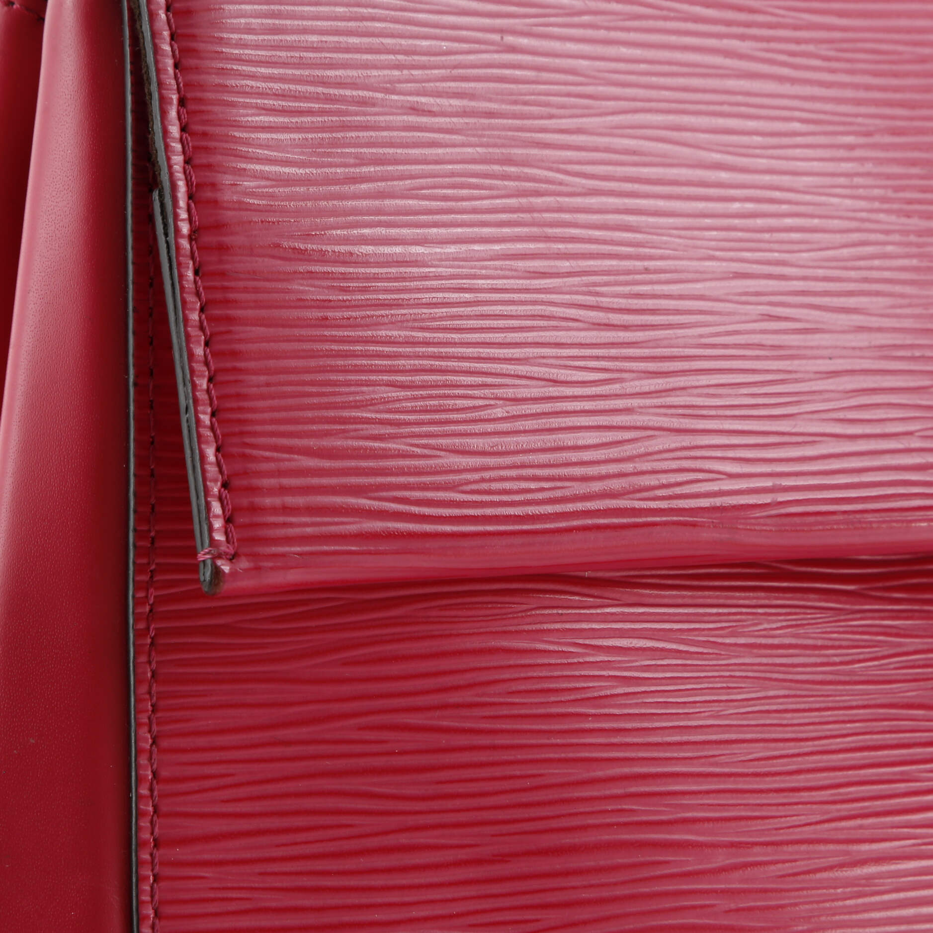 Pre-Loved Louis Vuitton Cluny Top Handle Bag Epi Leather BB - Image 8