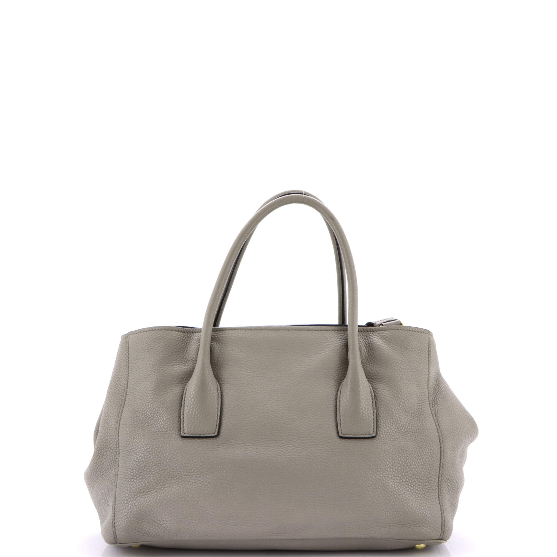 Pre-Loved Prada Convertible Shopping Tote Vitello Daino Medium - Image 3