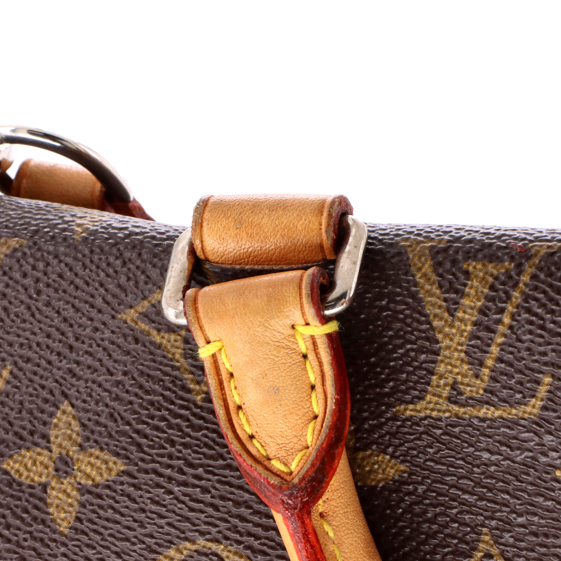 Pre-Loved Louis Vuitton Cindy Sherman Camera Messenger Bag Patch Embellished Monogram Canvas - Image 7