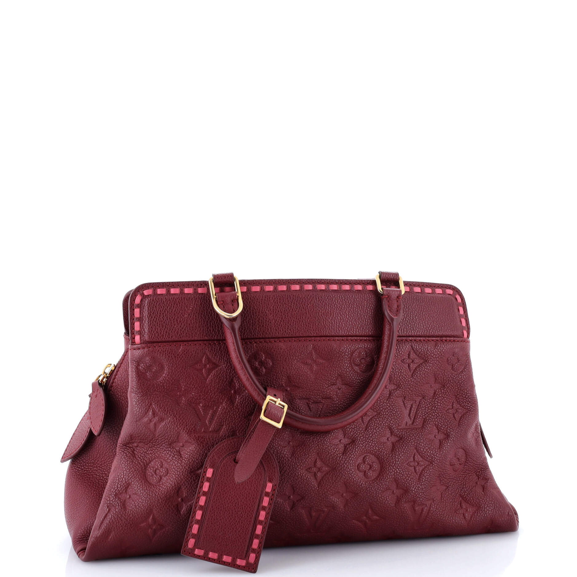 Pre-Loved Louis Vuitton Vosges Handbag Whipstitch Monogram Empreinte Leather MM - Image 2