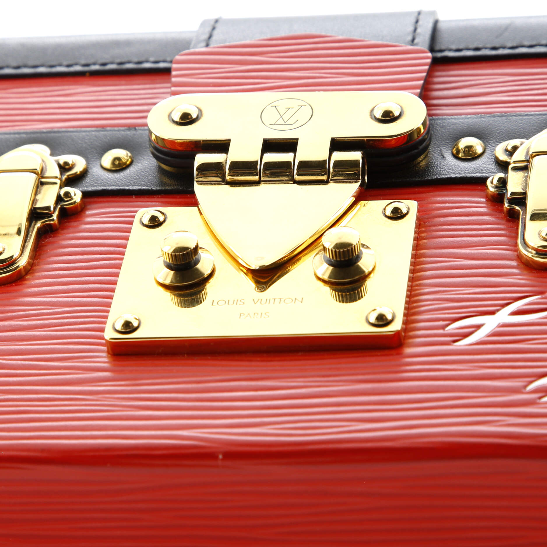 Pre-Loved Louis Vuitton Petite Malle Handbag Epi Leather - Image 7