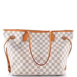 Pre-Loved Louis Vuitton Neverfull NM Tote Damier MM