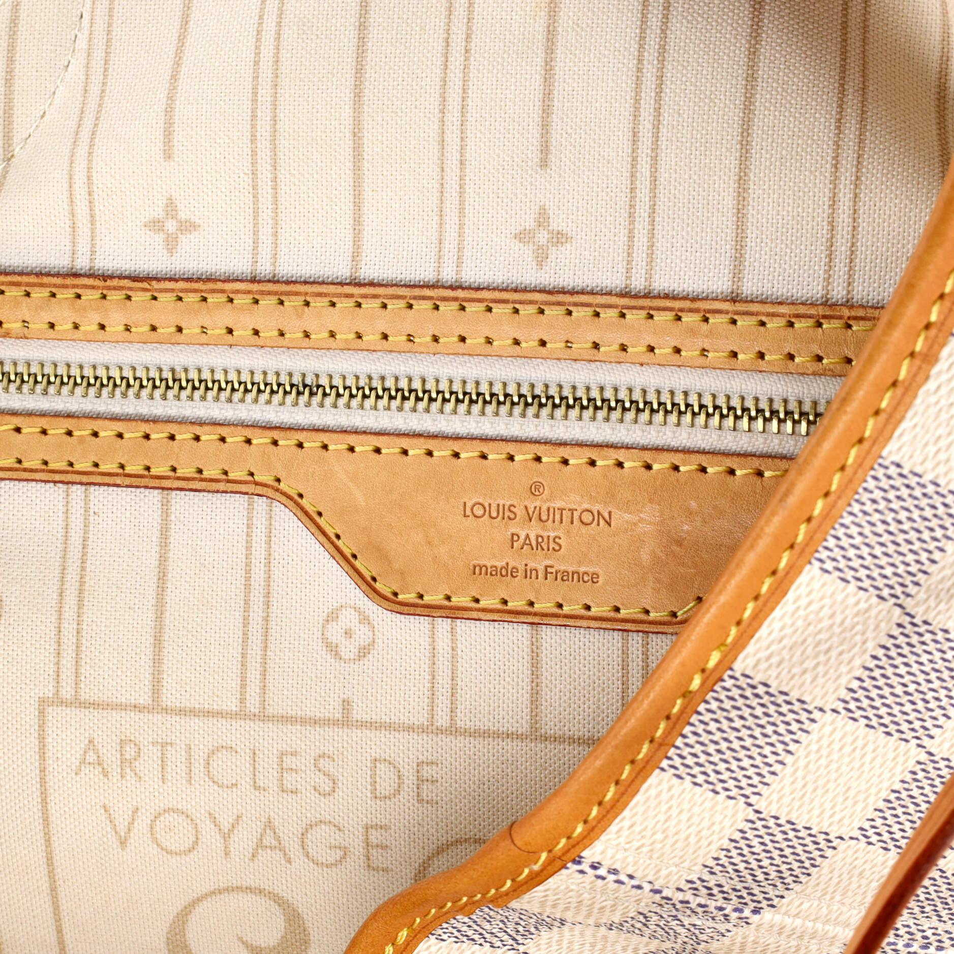 Pre-Loved Louis Vuitton Neverfull NM Tote Damier MM - Image 8