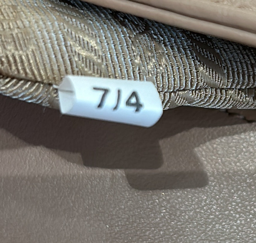 Pre-Loved Prada Chain Flap Shoulder Bag Diagramme Quilted Leather Medium - Image 6