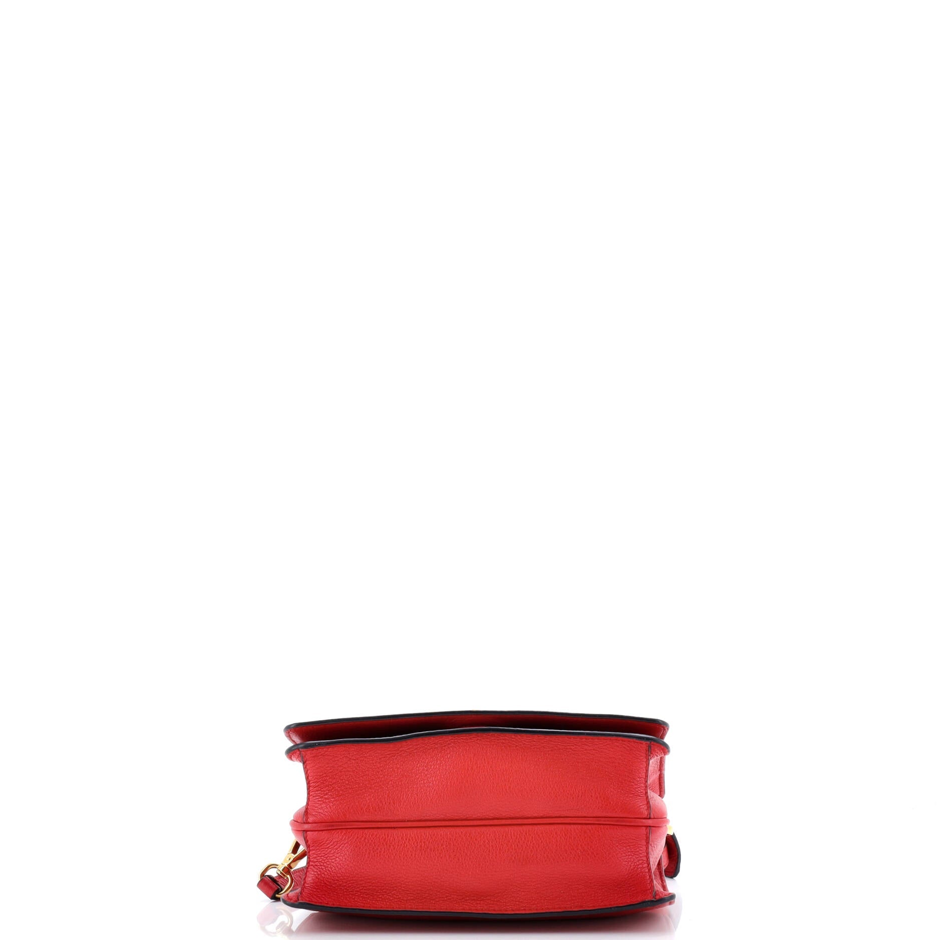 Pre-Loved Prada Dual Strap Flap Crossbody Bag Vitello Daino Small - Image 4