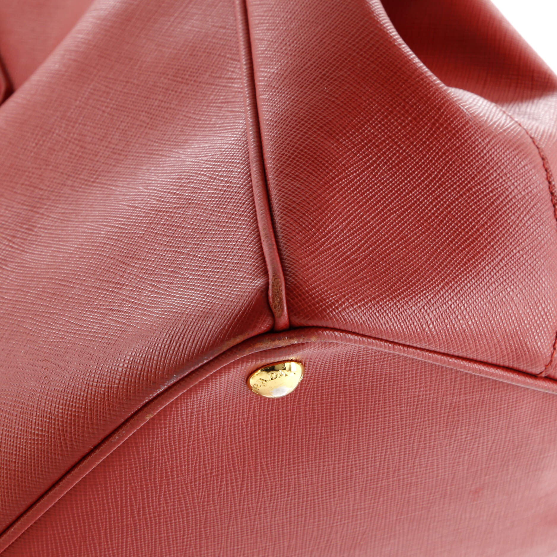 Pre-Loved Prada Lux Open Tote Saffiano Leather Large - Image 6