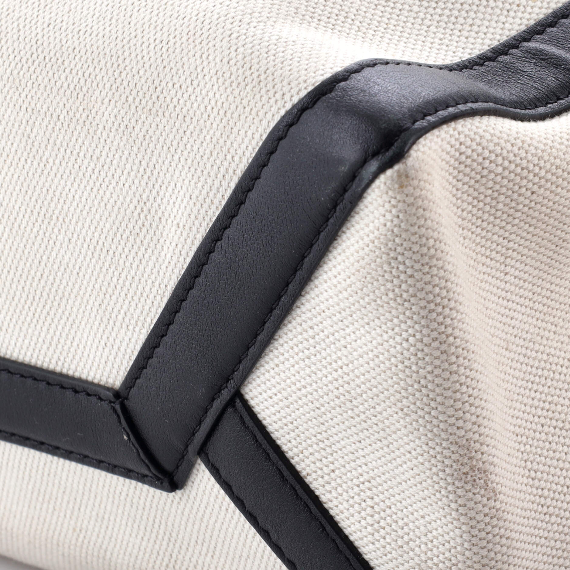 Pre-Loved Valentino Grande Plage VLTN Tote Canvas Small - Image 6