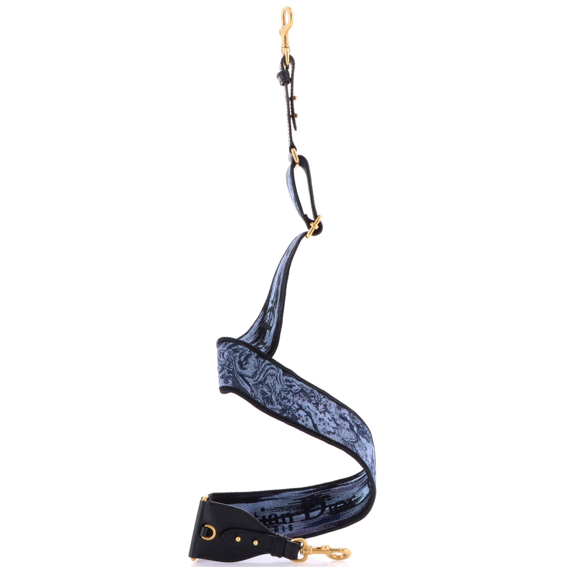 Pre-Loved Christian Dior Logo Shoulder Strap Embroidered Canvas - Image 2