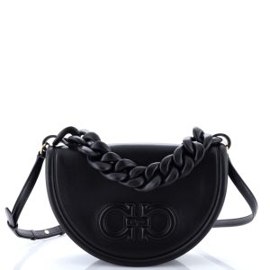 Pre-Loved Ferragamo Aura Bag Leather