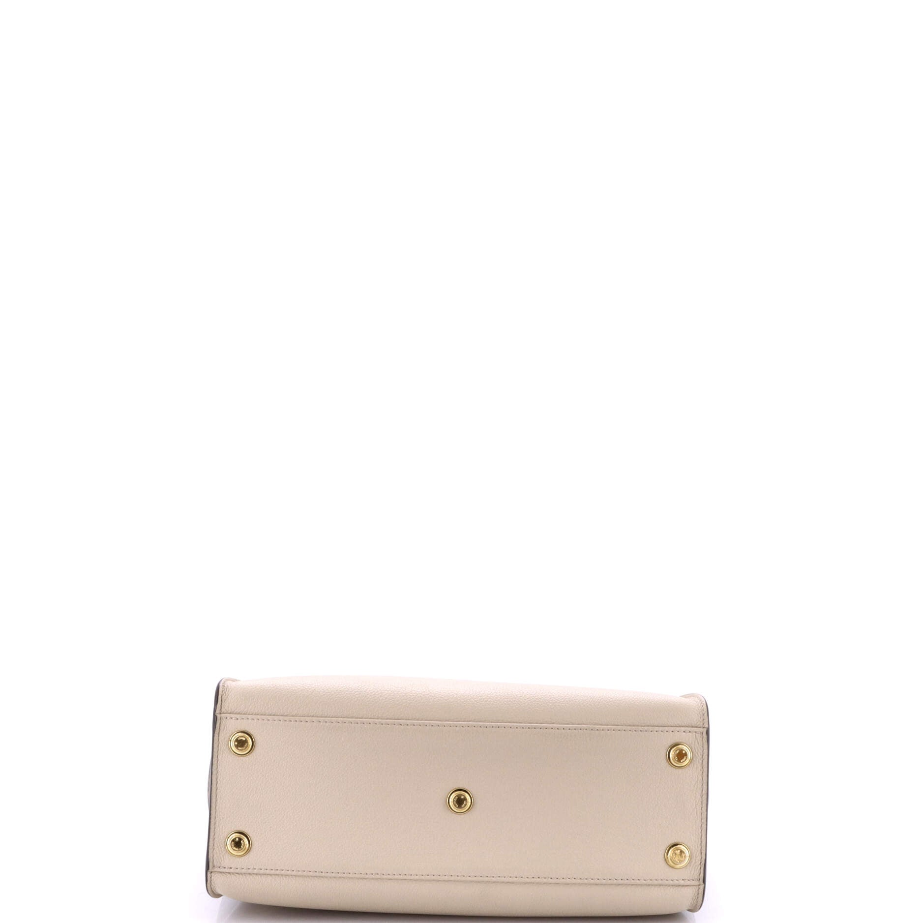 Pre-Loved Louis Vuitton On My Side Tote Leather with Monogram Canvas MM - Image 4